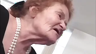 Very elderly woman in a wheelchair to acquire around  is peace horny